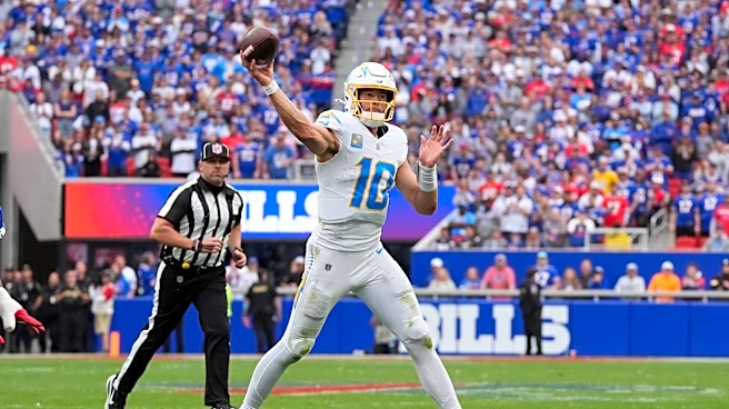 Chargers' Justin Herbert leads NFL in pass yards lost due to drops