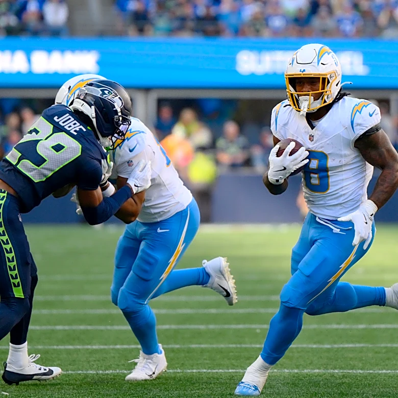 Chargers' Omarion Hampton numbers may shock you after four weeks