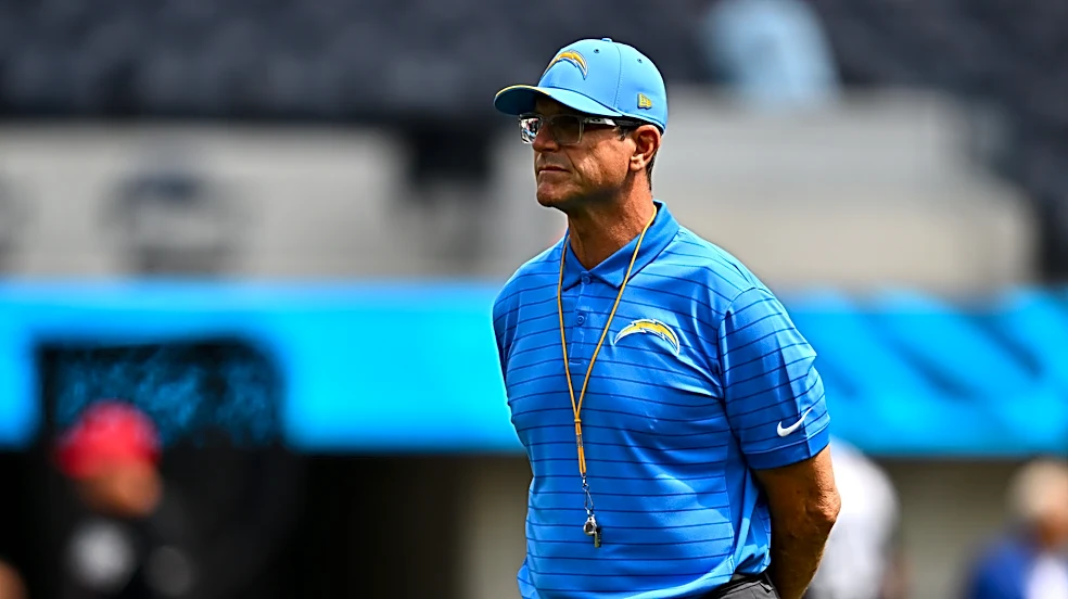 Chargers' Jim Harbaugh provides update on Ladd McConkey, Quentin Johnston