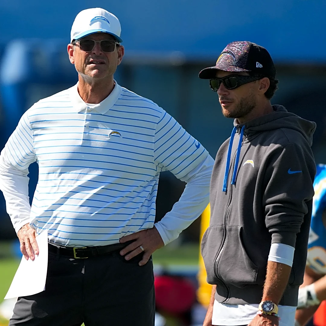 Chargers' Jim Harbaugh gives telling update on Mike McDaniel's job status
