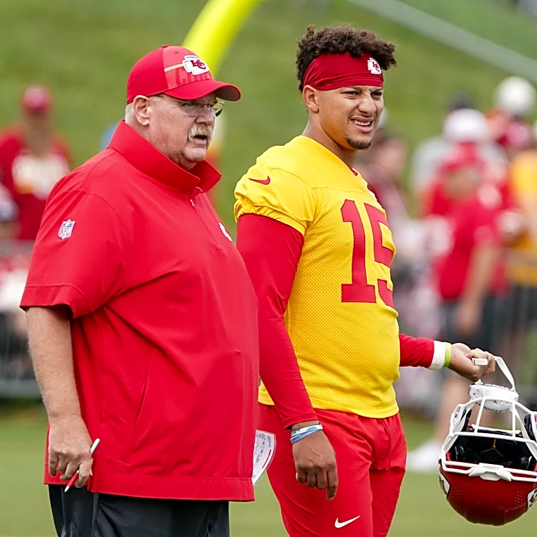 Chiefs HC Andy Reid reveals practice status for Patrick Mahomes