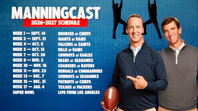 Kansas City Chiefs stars appear in ManningCast 2026 schedule reveal
