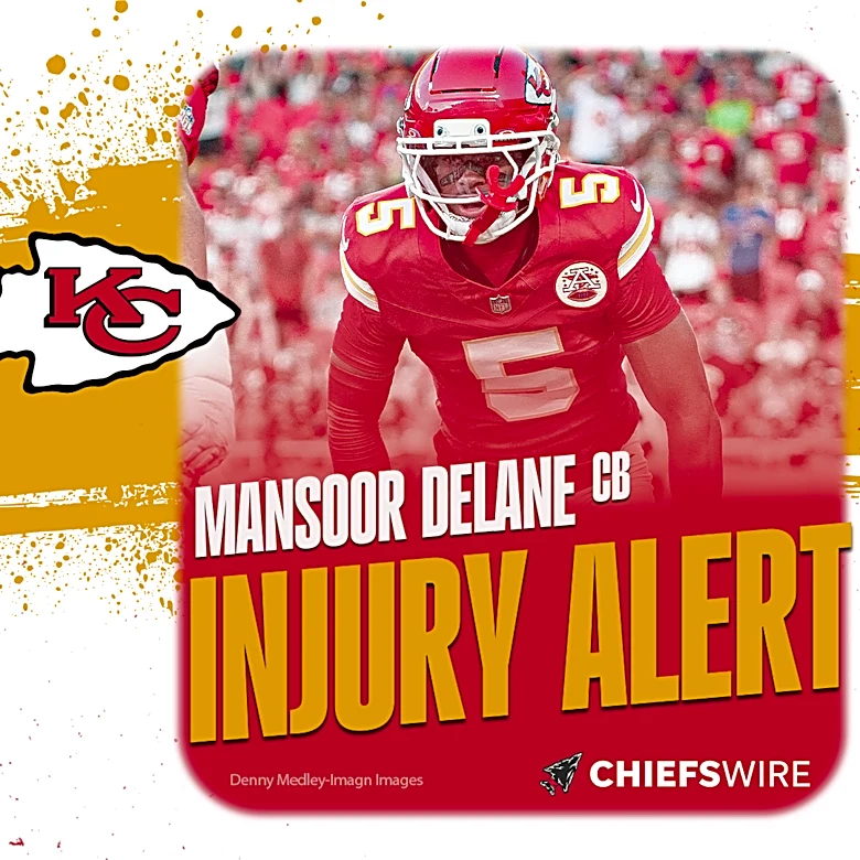 Mansoor Delane injured in Chiefs' 'MNF' showdown vs. Broncos in Week 1