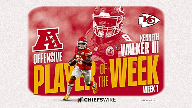 Chiefs RB Kenneth Walker III earns first AFC Player of the Week award
