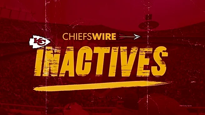 Inactive players for Indianapolis Colts vs. Kansas City Chiefs, Week 2
