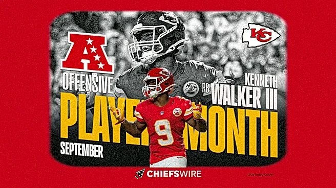 Chiefs RB Kenneth Walker III named AFC Offensive Player of the Month