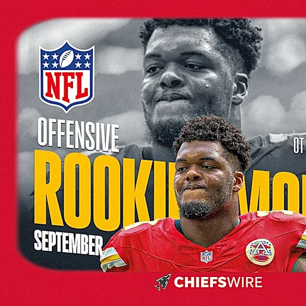 Chiefs OL Kahlil Benson named AFC Offensive Rookie of the Month