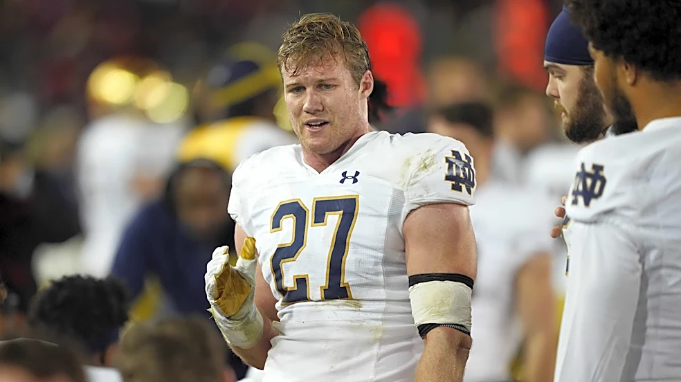 JD Bertrand reflects on teaming with Alohi Gilman at Notre Dame