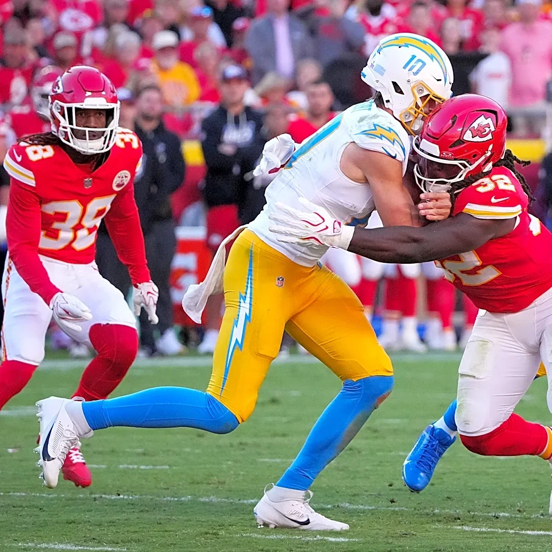 Nick Bolton reacts to securing an all-time Chiefs record vs. Chargers