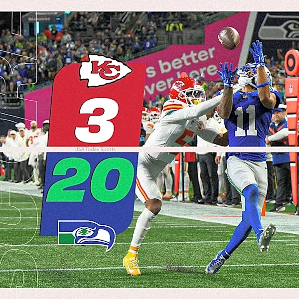Final score: Chiefs defeated by Seahawks 20-3 on 'SNF' in Week 7