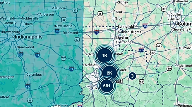 Duke Energy power outage map shows thousands without power after storms