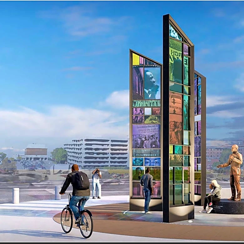 Cincinnati unveils new Martin Luther King Jr. memorial