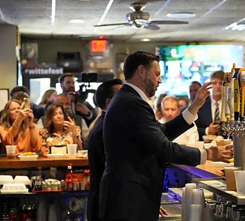 Donut for breakfast, chili for lunch. What JD Vance ate while in town