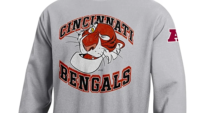 Cincinnati Bengals pair up with Disney tiger in new NFL collection