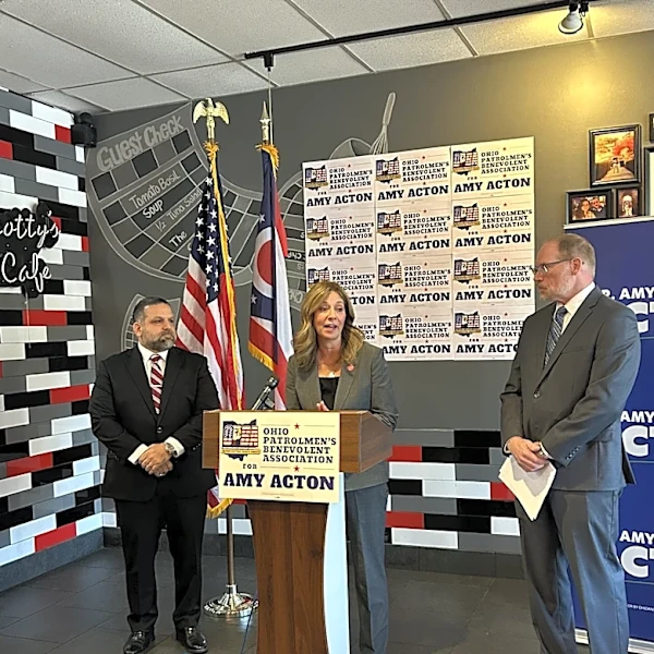 Amy Acton backs police immunity, defends Flock cameras