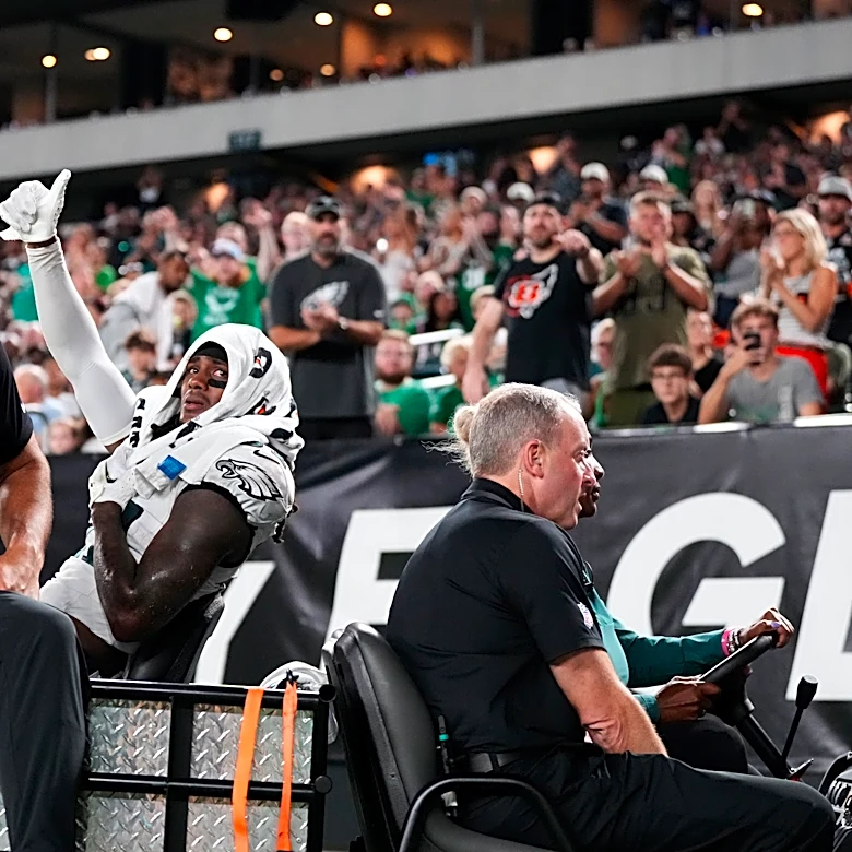 Andre' Sam, Eagles safety, injured in preseason game vs Bengals