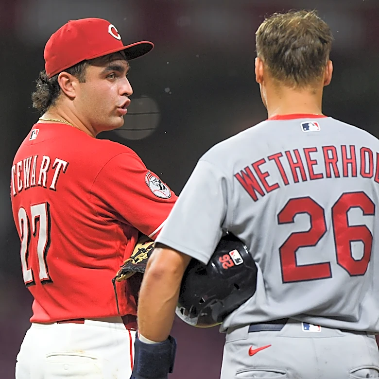 Cardinals put JJ Wetherholt on IL; Sal Stewart's ROY odds improve