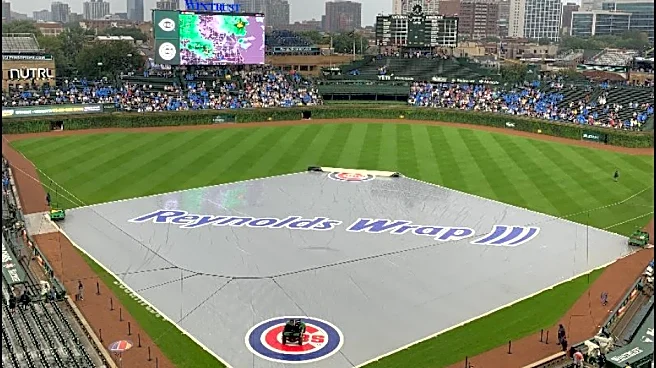 Cincinnati Reds-Chicago Cubs start delayed by rain at Wrigley Field