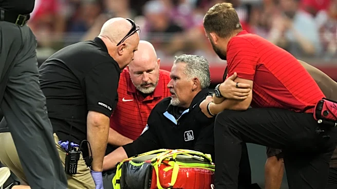 Home plate umpire Manny Gonzalez exits Reds-Padres game in 5th inning