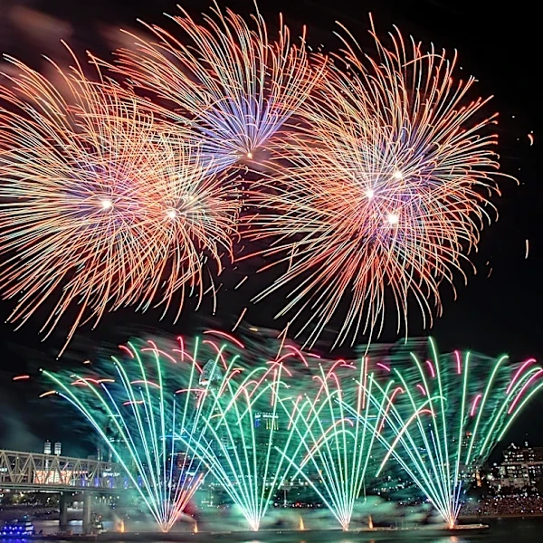 Best places to watch the WEBN Fireworks. Ohio side vs. Kentucky side