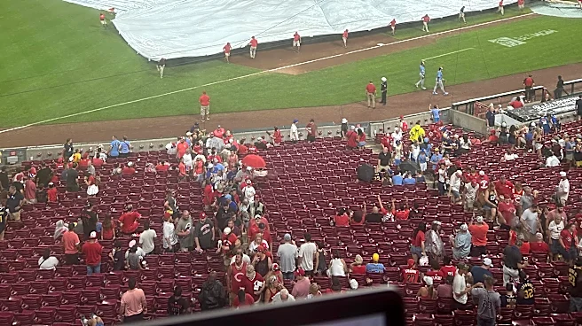 Reds-Brewers enter weather delay at Great American Ball Park