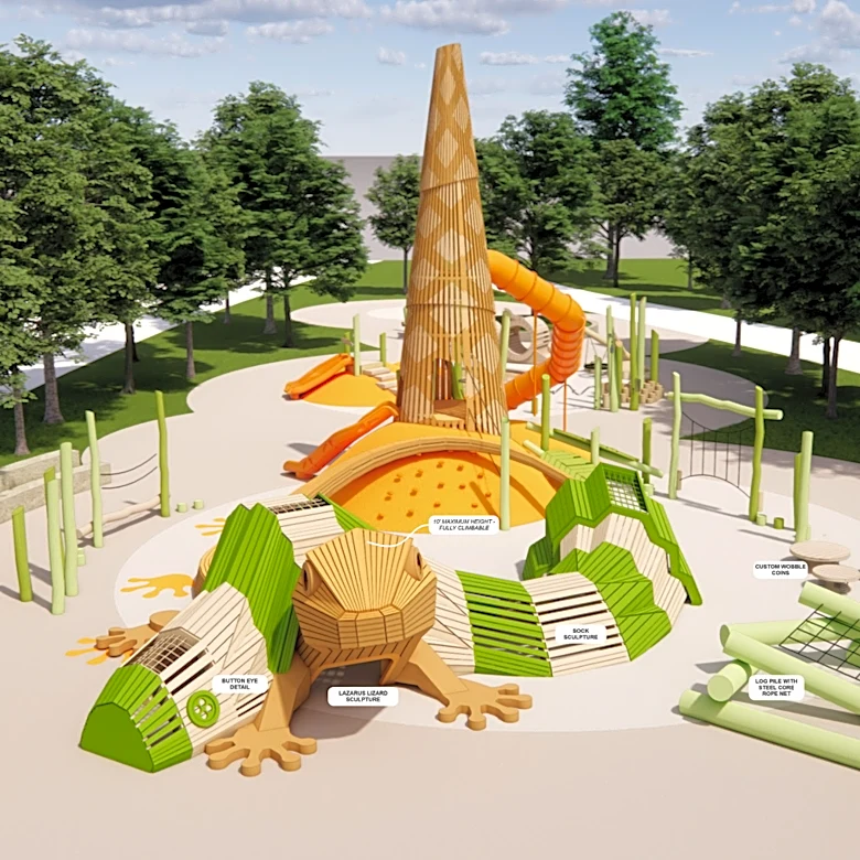 Sawyer Point to get unique 'Lazarus lizard' park