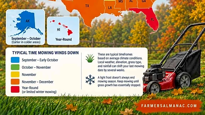 When should you stop mowing your lawn? It might be a late season in Ohio