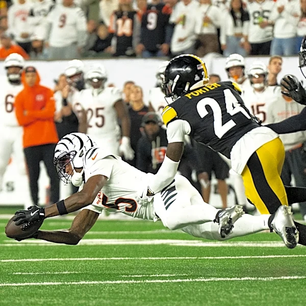 Joey Porter Jr gives Ja'Marr Chase, Tee Higgins bulletin-board chatter