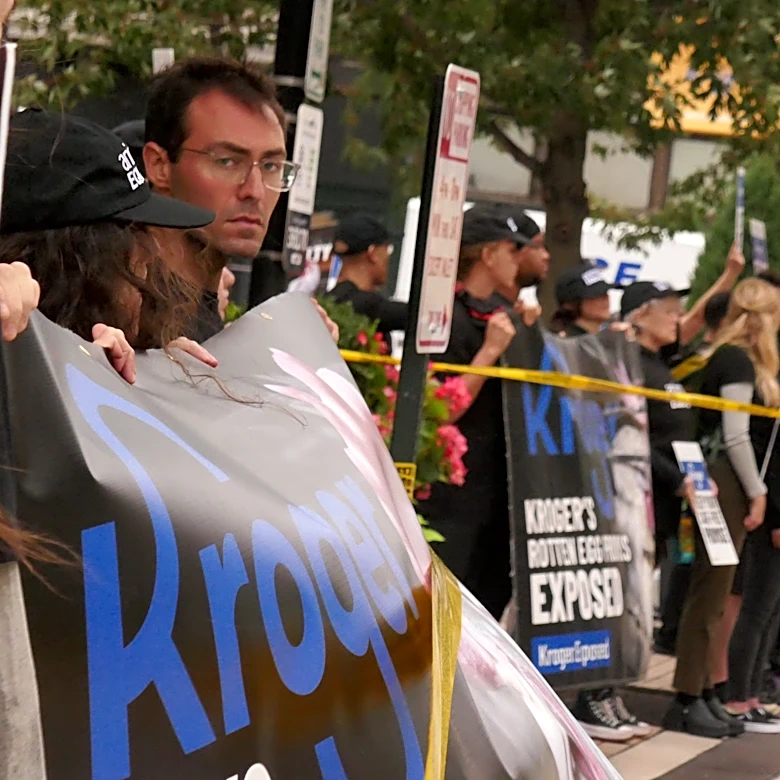 Kroger protesters here to stay, opening new Cincinnati office