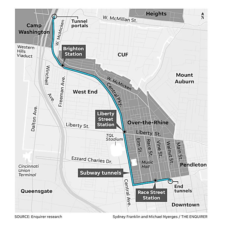 Cincinnati firms chosen to plan next steps on reviving subway tunnels