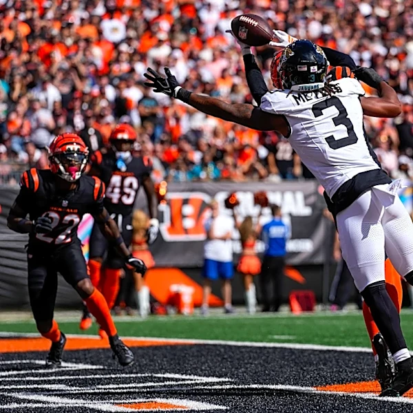 What grade would you give the Bengals in the first half vs. Jaguars?