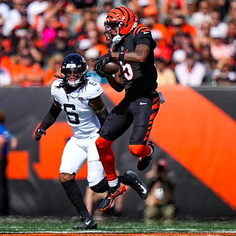 Bengals receiver Tee Higgins injured vs Jaguars in NFL Week 4