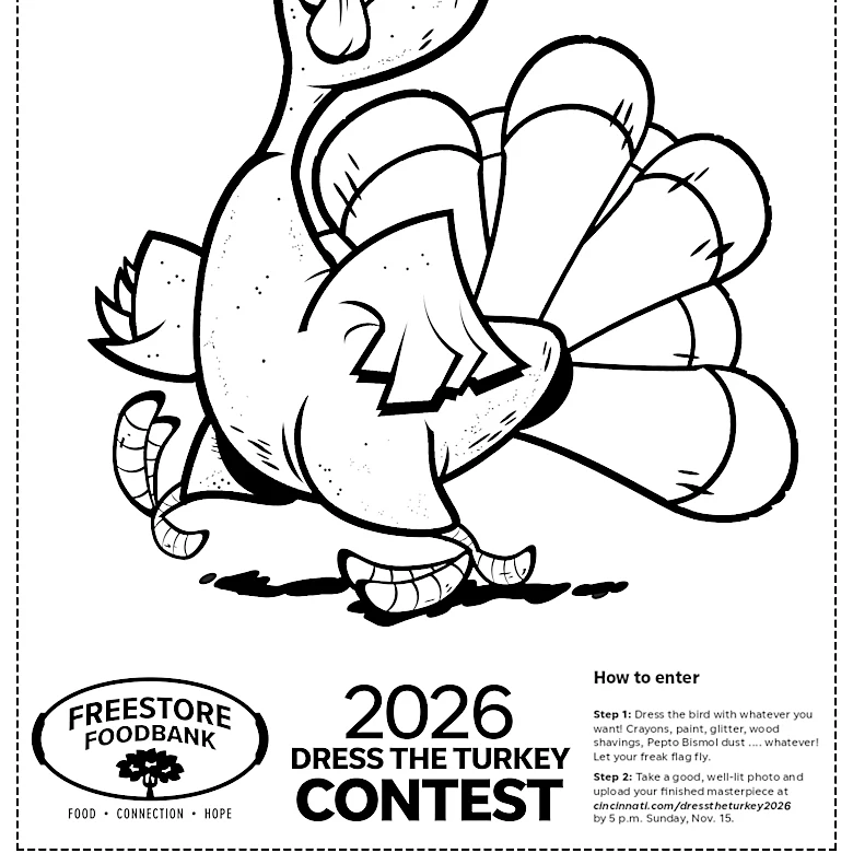 How to enter The Enquirer's Dress the Turkey drawing competition
