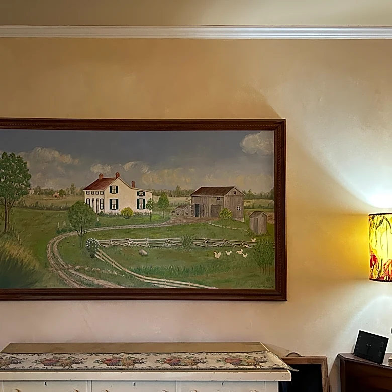 Why I have a 6-foot painting of my house nailed to my living room wall