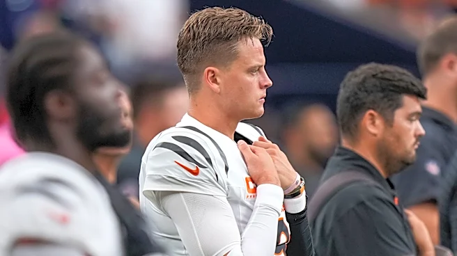 Bengals' Joe Burrow takes big hit pursuing fumble recovery vs Dolphins