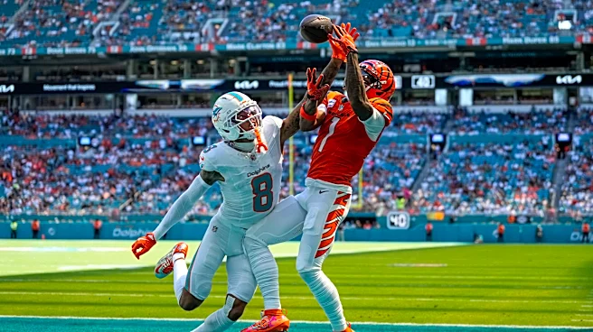Bengals WR Ja'Marr Chase has stellar TD catch from Burrow vs Dolphins