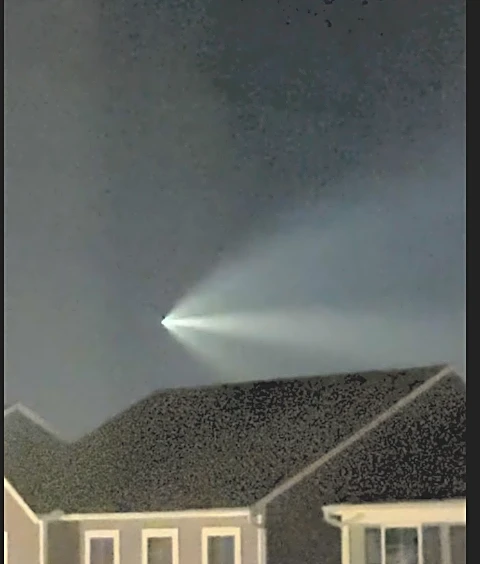 What was that giant light in the sky? No, it wasn't a UFO or Santa
