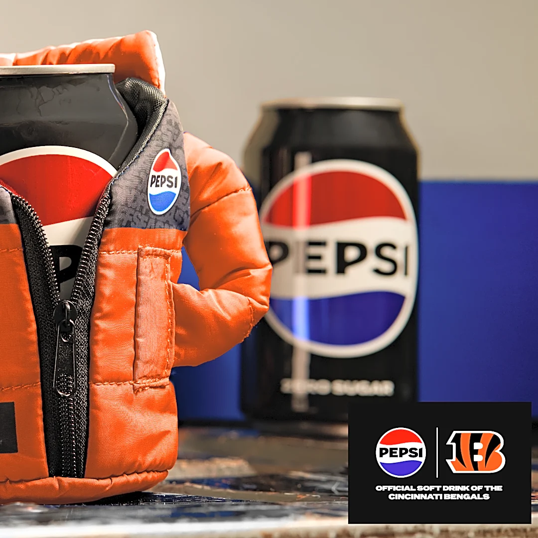Pepsi launches Bengals puffer jacket koozies. How to get one for free