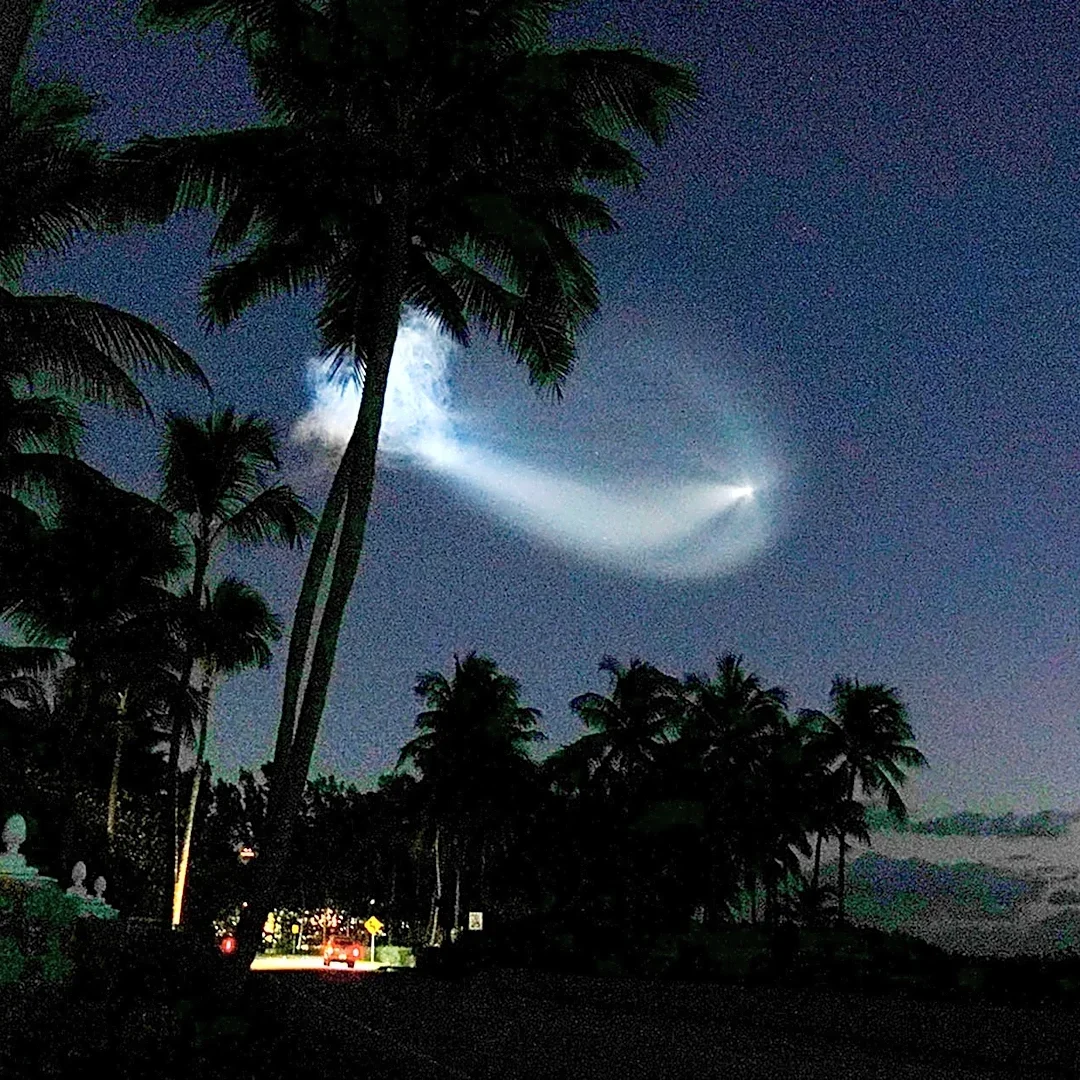 Can you see SpaceX launch 'jellyfish' exhaust today? See map, timing