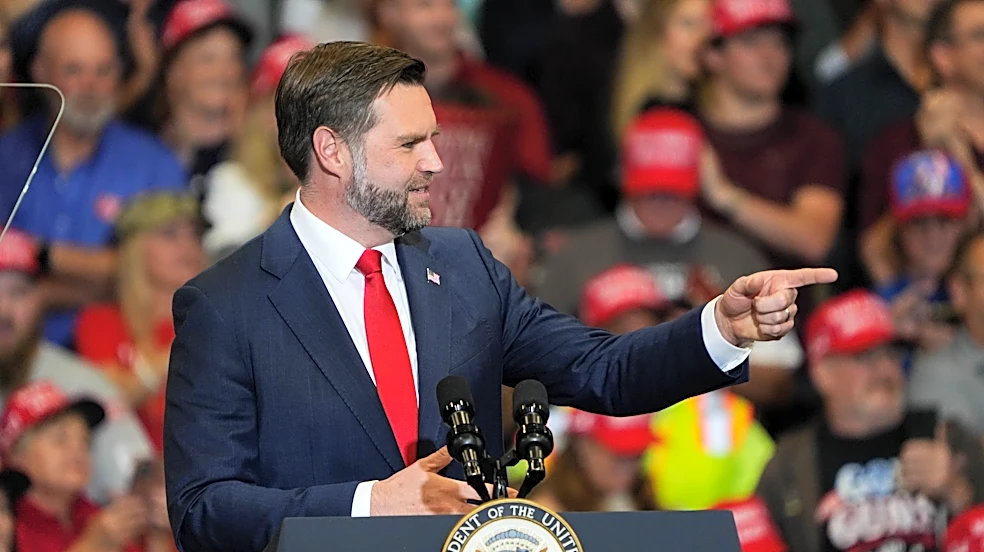 In campaign visit, Vance defends controversial ad, visits Bengals