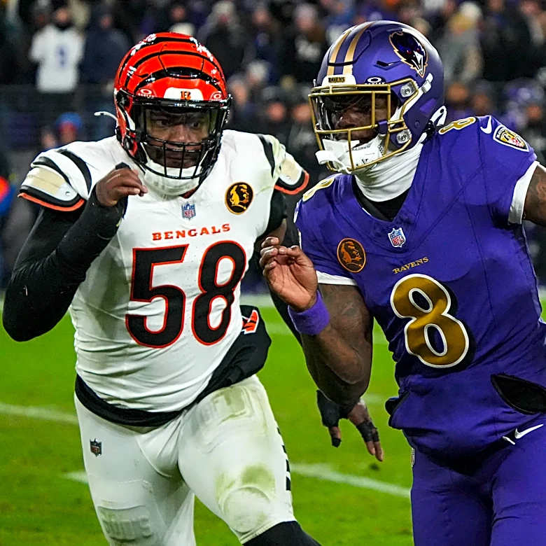 What's Lamar Jackson's status for Bengals-Ravens AFC North tilt?