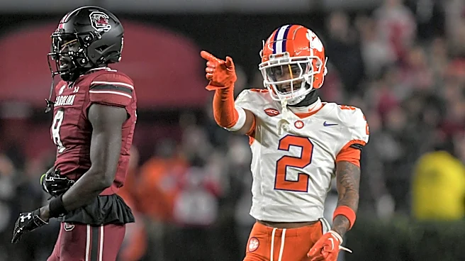 Former Clemson corner carted off Ravens practice with leg injury
