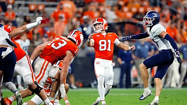 Clemson kicker Nolan Hauser wins weekly ACC honor after clutch night