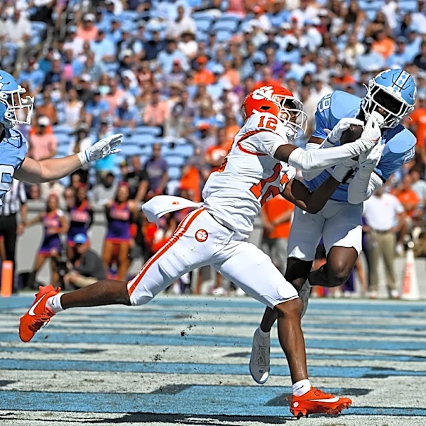 ESPN predicts the final score of Clemson football vs. North Carolina