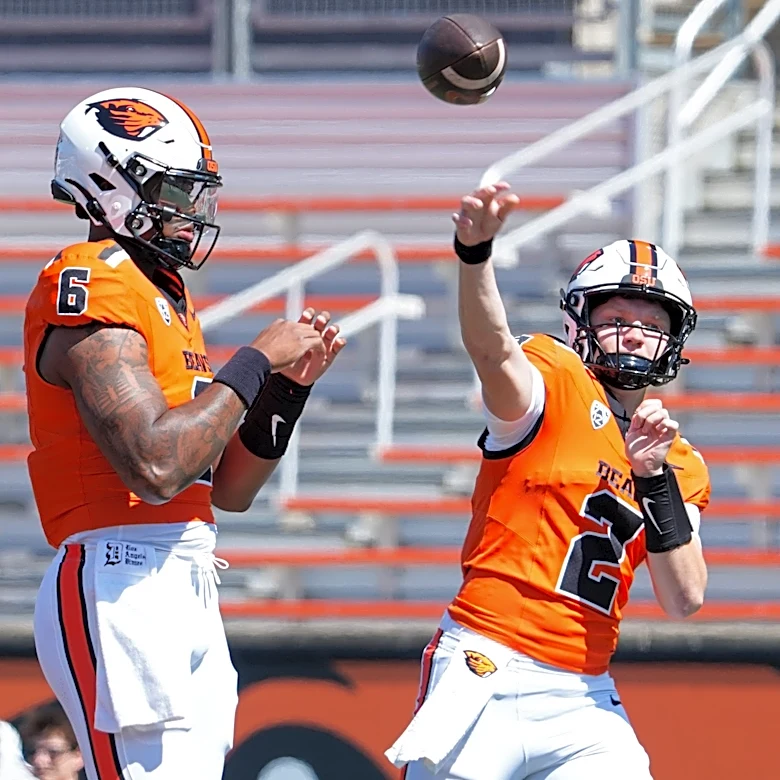 Oregon State announces Mercer transfer as starting quarterback