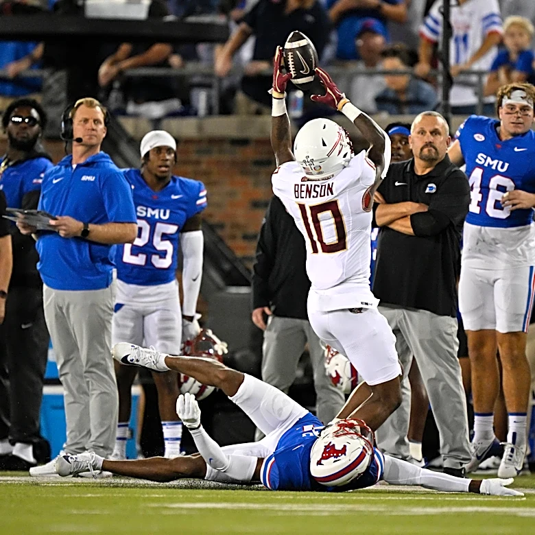 No. 20 SMU vs. FSU: Week 1 Betting Odds, Prediction