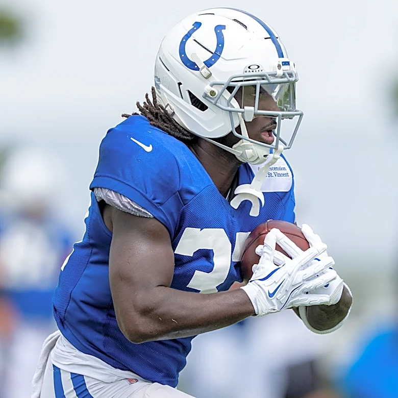 Report: Colts running back sustains injury in joint practice v. Falcons