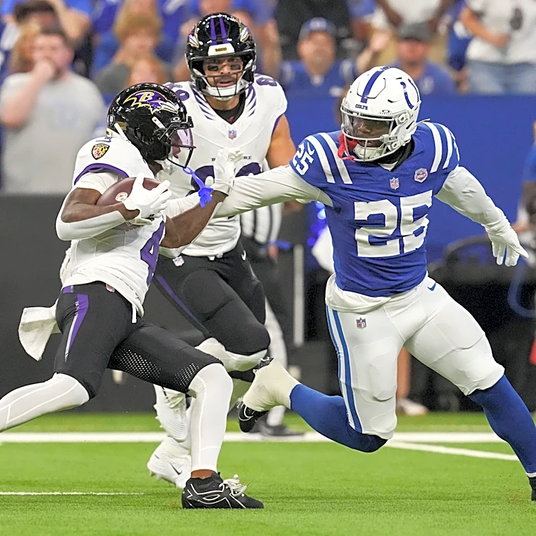 Ravens offense rolls over Colts' defense in Week 1