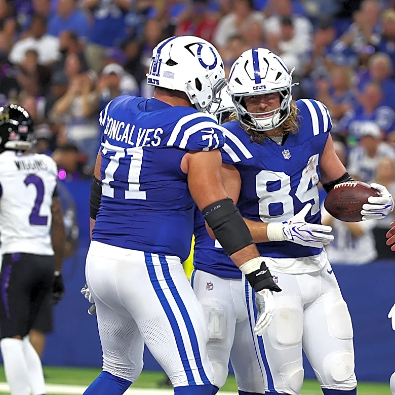 Colts offensive line earns top-five spot despite team performance