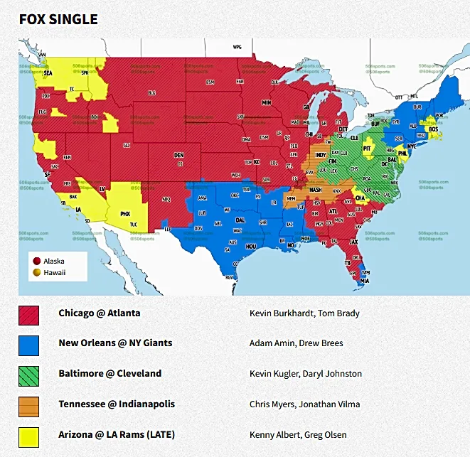 Will Colts vs. Titans Week 6 game be on TV in your area?